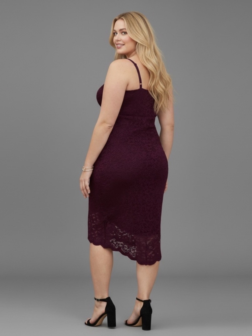 NWT TORRID Lace Cami High Low Dress - Picture 2 of 8